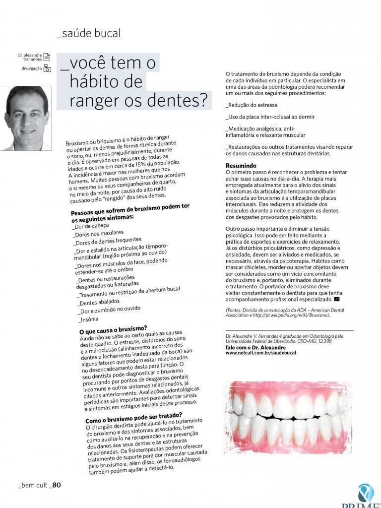 Cult 67 – Você tem o hábito de ranger os dentes?